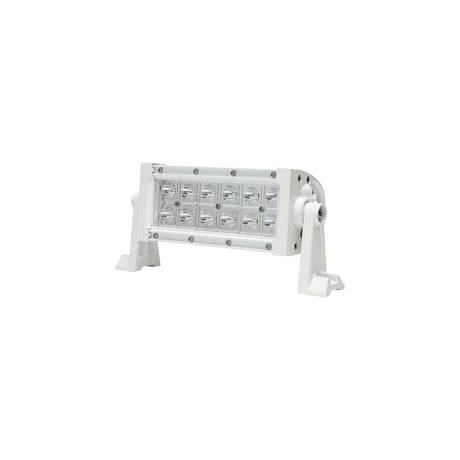 Seachoice 51703 LED Spot/Flood Light Bar, White Housing, 12 LEDs, 7.25", 12/24V