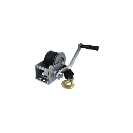 Seachoice 52131 800 Lb. Manual Trailer Winch, 1-Speed, 16-Ft. Strap w/Snap Hook
