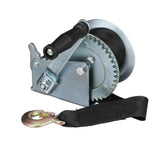 Seachoice 52191 1,200 Lb. Manual Trailer Winch, 1-Speed, 25-Ft. Strap w/Snap Hook