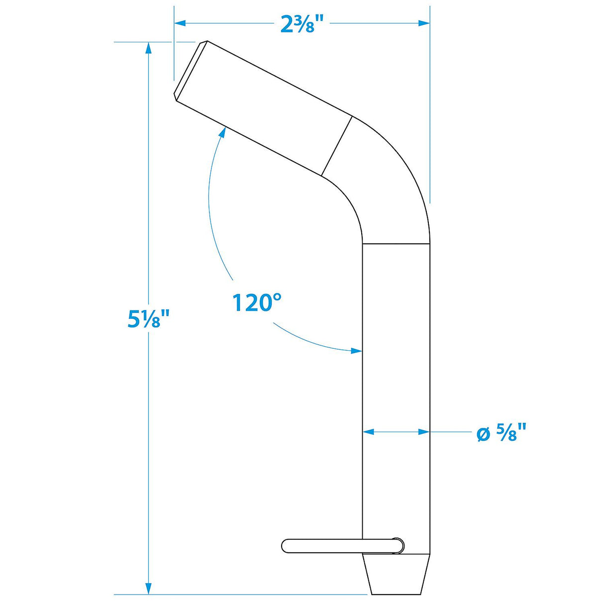 Seachoice Receiver Pin With Clip