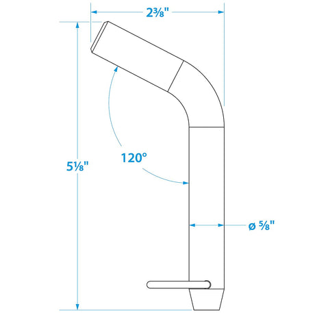 Seachoice Receiver Pin With Clip