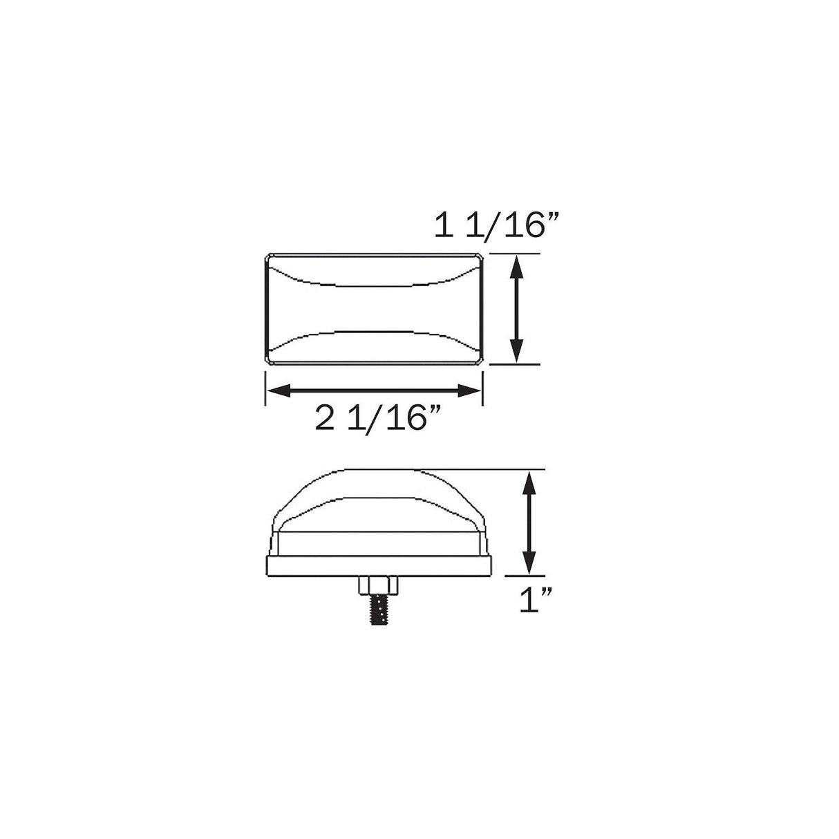 Sealed Marker/Clearance Light Amber