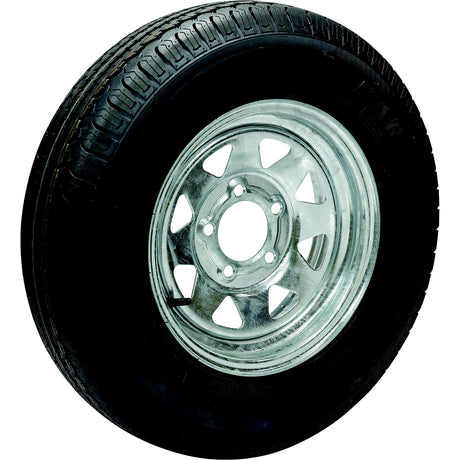 Seachoice 53411 ST205/75R14C/5H KR35 14" Galvanized Spoke, 5 Lug Radial Tire & Wheel Assembly