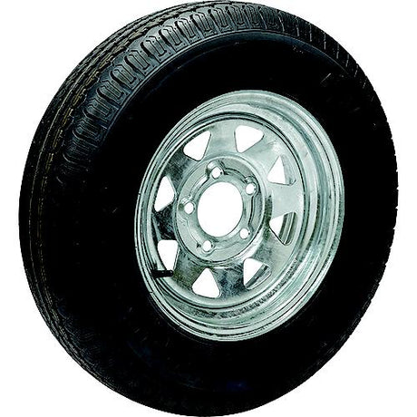 Seachoice 53421 ST205/75R15C/5H KR35 15" Galvanized Spoke, 5 Lug Radial Tire & Wheel Assembly