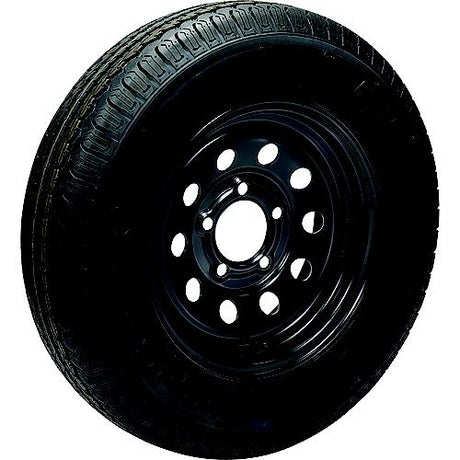 Seachoice 53413 ST205/75R14C/5H KR35 14" Black Modular, 5 Lug Radial Tire & Wheel Assembly