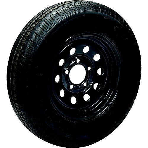 Seachoice 53413 ST205/75R14C/5H KR35 14" Black Modular, 5 Lug Radial Tire & Wheel Assembly