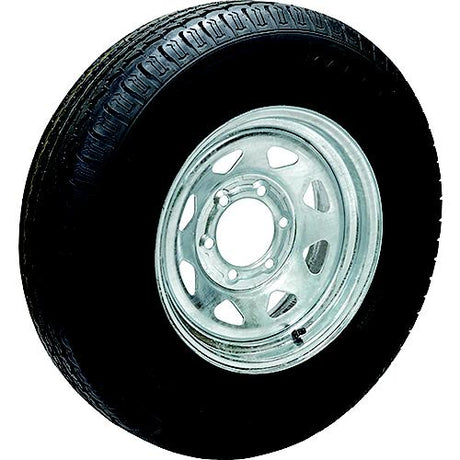 Seachoice 53441 ST235/80R16E/8H KR35 16" Galvanized Spoke, 6 Lug Radial Tire & Wheel Assembly