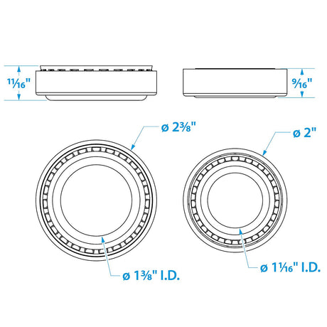 Seachoice Trailer Wheel Bearing Kit