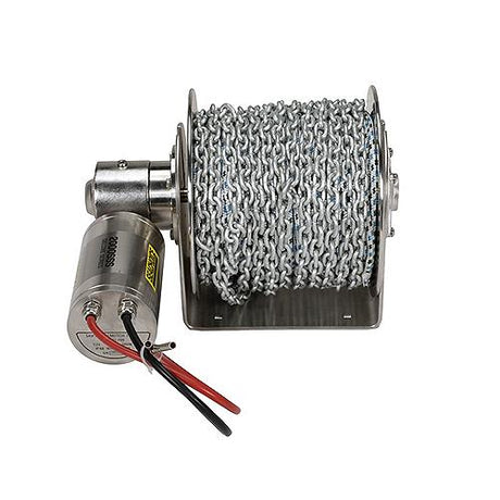 Seachoice 53727 Stainless Steel Drum Winch Kit, Deluxe Series 2000