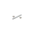 Seachoice Zinc Plated Steel Roller Shaft Includes 2 Pal Nuts