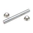 Seachoice Zinc Plated Steel Roller Shaft Includes 2 Pal Nuts