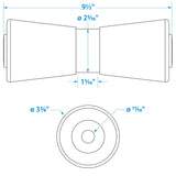 Heavy Duty Keel Roller10 -5/8 Id(Bulk