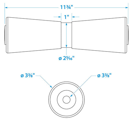 Heavy Duty Keel Roler-12 -5/8 Id(Bulk