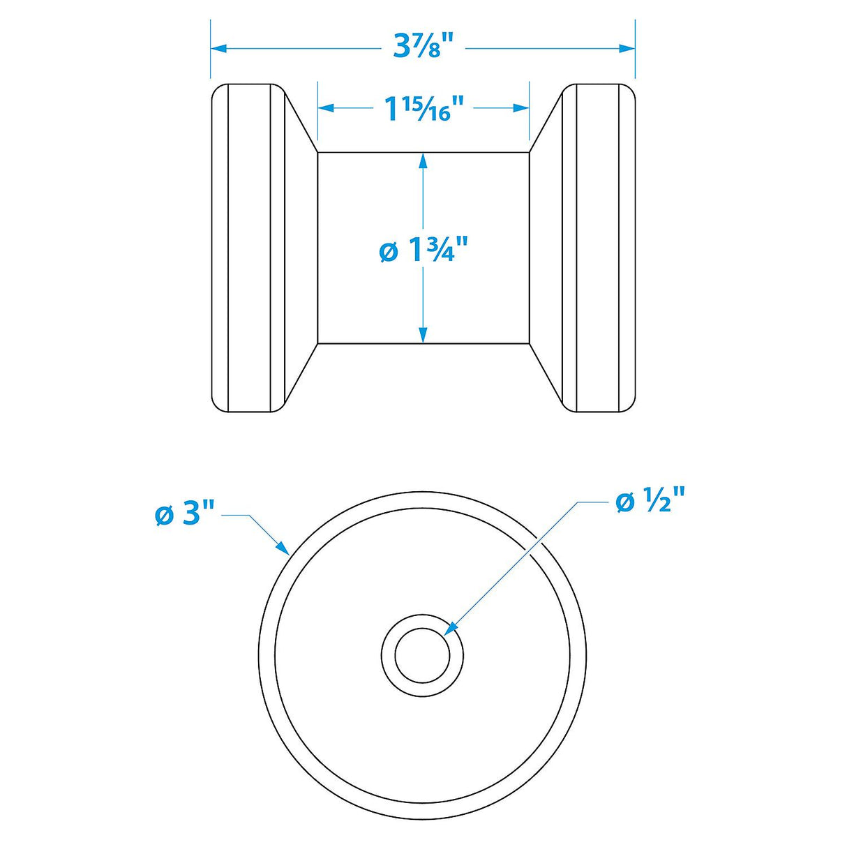 Spool Roller-4 -1/2 Id(Bulk)