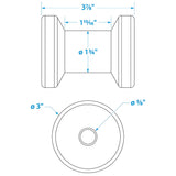 Spool Roller 4-5/8