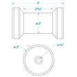 Spool Roller-5 -5/8 Id(Bulk)
