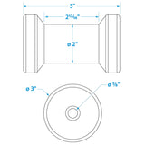 Spool Roller-5 -5/8 Id(Bulk)