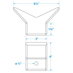 Bow Stop-3 X3 -1/2 I.D.(Bulk)
