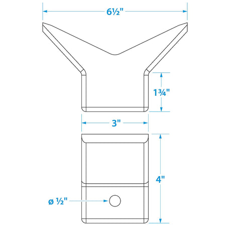 Bow Stop-3 X3 -1/2 I.D.(Bulk)