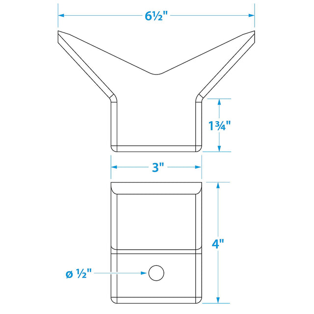 Bow Stop-3 X3 -1/2 I.D.(Bulk)