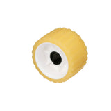 Seachoice Non-Marking TP Yellow Rubber Ribbed Roller 5" D x 3" W With 1-1/8" ID Hole