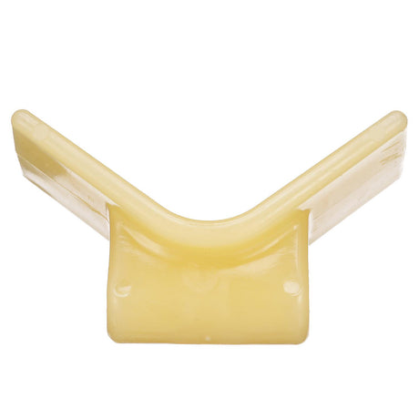 Seachoice Non-Marking TP Yellow Rubber V-Bow Stop 3" x 1/2"