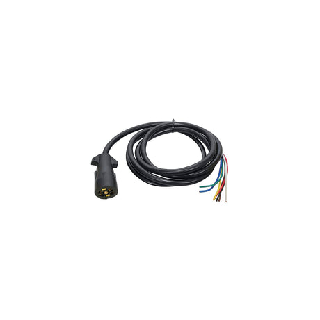 7-Way Trailer Wiring 8' Cable With 7-Way Molded Connector