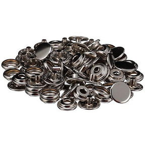 Seachoice Stainless Steel Button Socket With Barrel, 1/4", 40 Sets