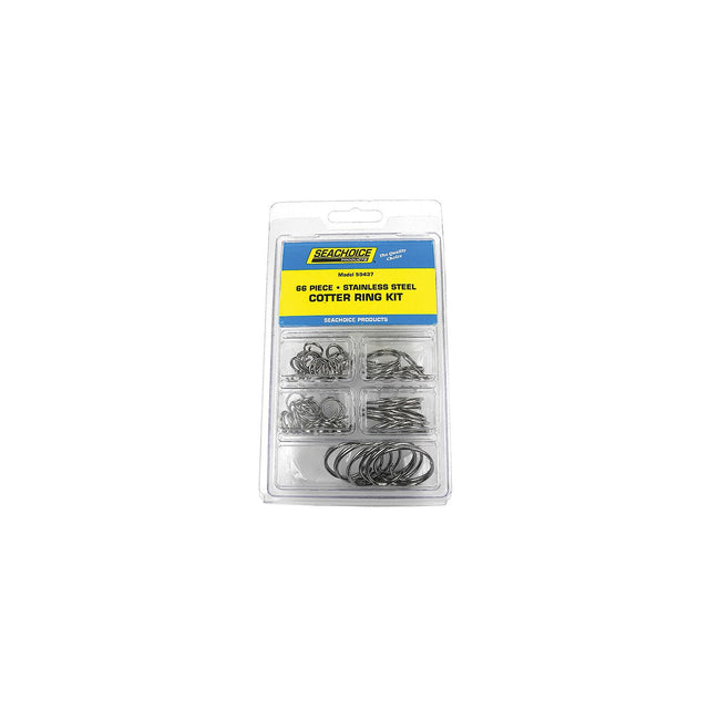 Seachoice Stainless Steel Cotter Ring Kit - 66 Piece