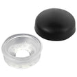 Seachoice Screw Caps, Black, Fits #10 & #12