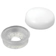 Seachoice Screw Caps, White, Fits #10 & #12