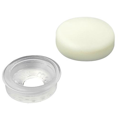 Seachoice Screw Caps, Cream, Fits #10 & #12