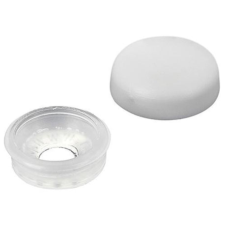 Seachoice Screw Caps, AlumTone, Fits #10 & #12