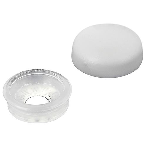 Seachoice Screw Caps, AlumTone, Fits #10 & #12