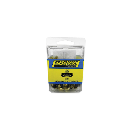 Seachoice 59998 Grommet Kit With Tool - 20 Sets - 3/8" Grommets