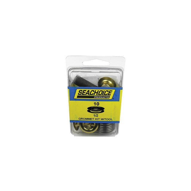 Seachoice 59999 Grommet Kit With Tool - 10 Sets - 1/2" Grommets