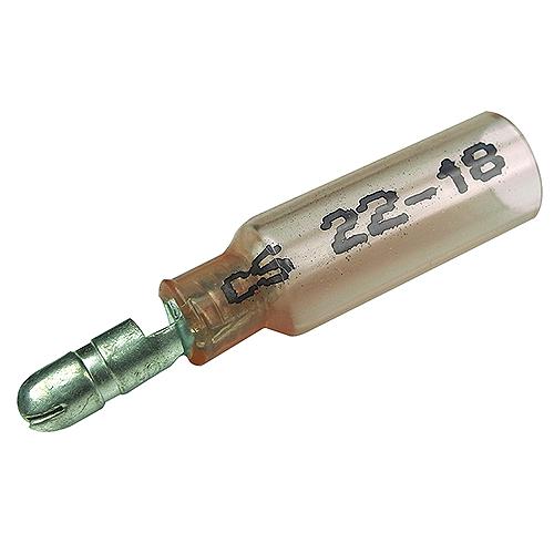 Seachoice Insulated Heat Shrink Bullet Terminals, Male