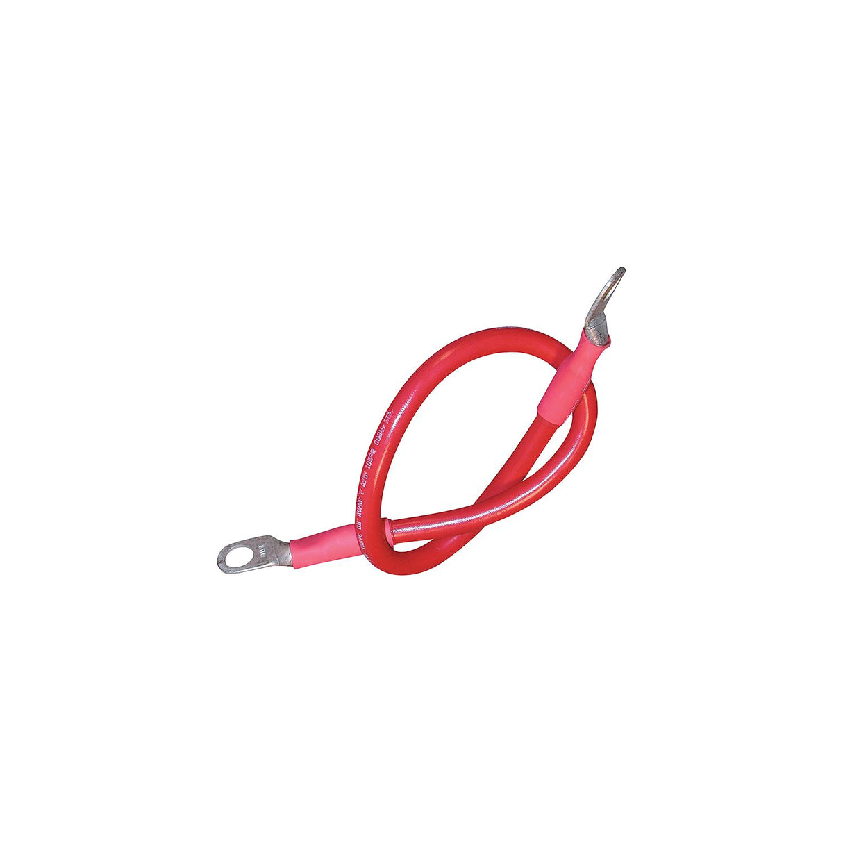 Seachoice 63011 Tinned Copper Battery Assembly, 2 AWG, Red, 2'