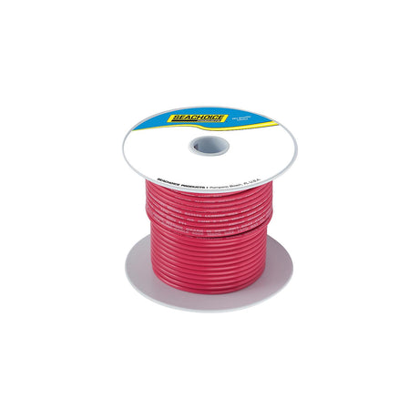 Seachoice 63016 Tinned Copper Marine Wire, 2 AWG, Red, 25'