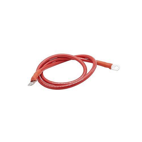 Seachoice 63033 Tinned Copper Battery Assembly, 4 AWG, Red, 4'
