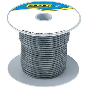 Seachoice 63134 Tinned Copper Marine Wire, 16 AWG, Gray, 100'