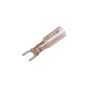 Seachoice 64033 3-To-1 Heat Shrink Spade Terminal - 22-18 Ga., #8 Stud, 25/Bag