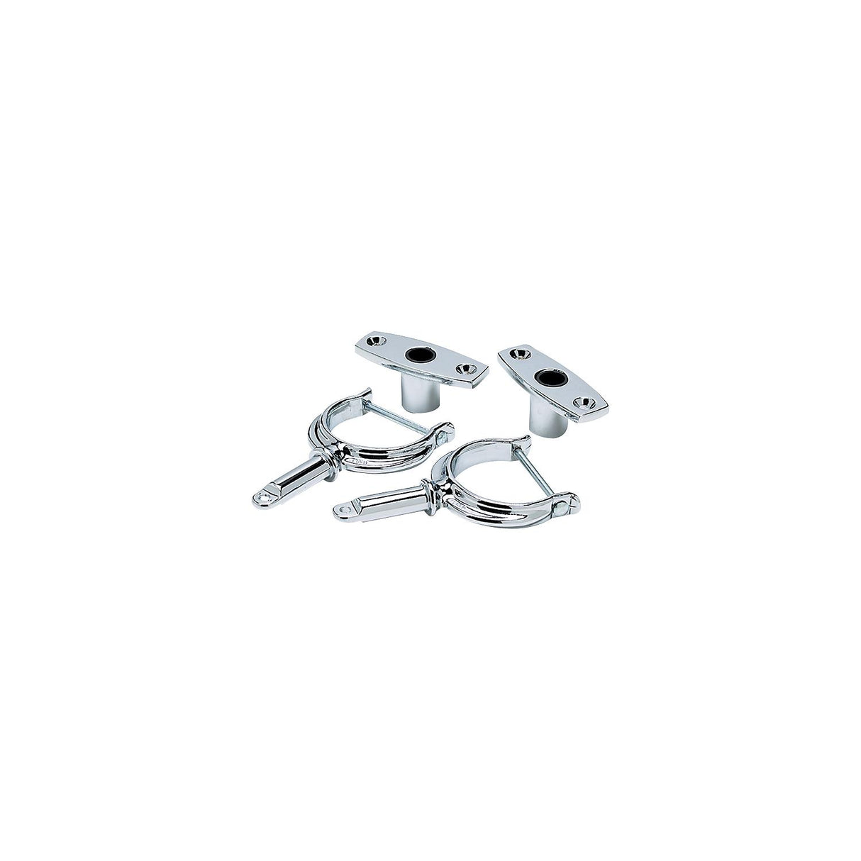 Seachoice 70401 Chrome Plated Zinc Rowlock Set (Sold as Pair)