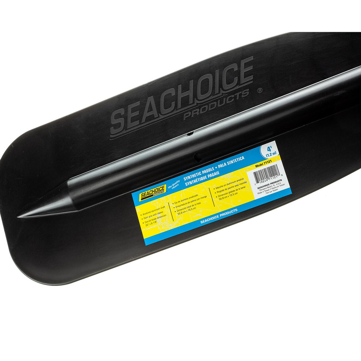 Seachoice 71121 Synthetic Paddle With Aluminum Shaft, 4'