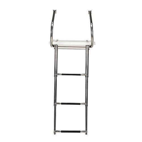 Seachoice Deluxe Universal Swim Platform With Slide Mount Telescoping Ladder