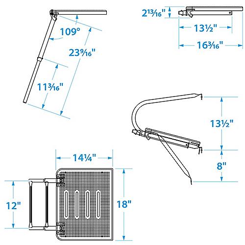 Seachoice Universal Swim Platform With Under Mount Telescoping Ladder