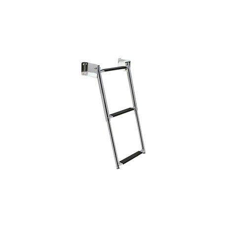 Seachoice 71221 Telescoping Transom Mount Stainless Steel 3-Step Ladder