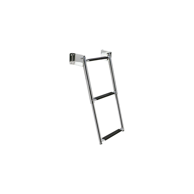 Seachoice 71221 Telescoping Transom Mount Stainless Steel 3-Step Ladder