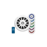 Seachoice 72111 5-1/4" 2-Way 150W Round LED Speakers, 1 Pair, White