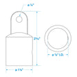 Seachoice External Eye End